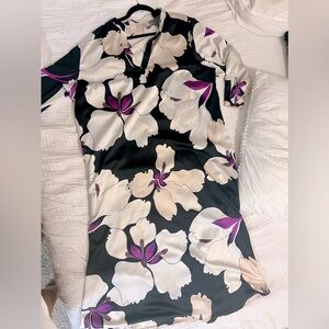 Natori Majestic Orchid Caftan 1X. Grandmillenial. Kaftan life.